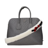 Prada White Leather Shoulder Bag - Side view