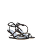 Fendi Multicolor Leather Flat Sandals - Side view
