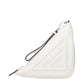 Prada White Leather Clutch Bag - Front view
