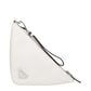 Prada White Leather Clutch Bag - Side view