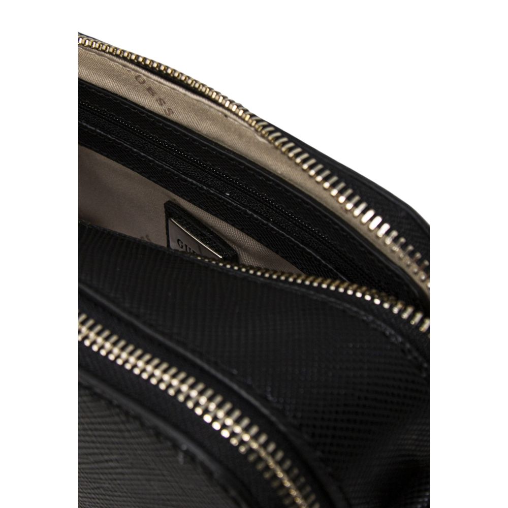 Guess Black Polyethylene Handbag - Detail view