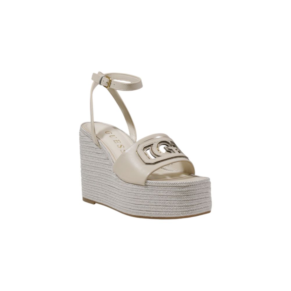 Guess Beige Synthetic High Heel Pumps - Side view