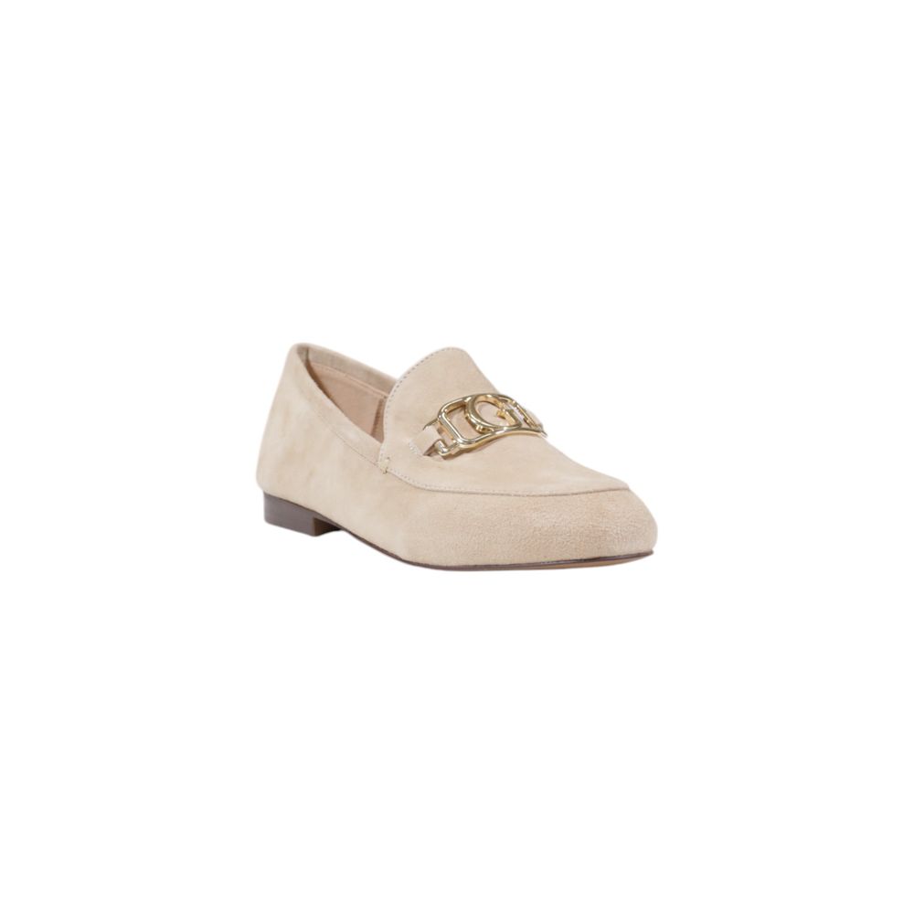 Guess Beige Leather Platform Pumps - Side view