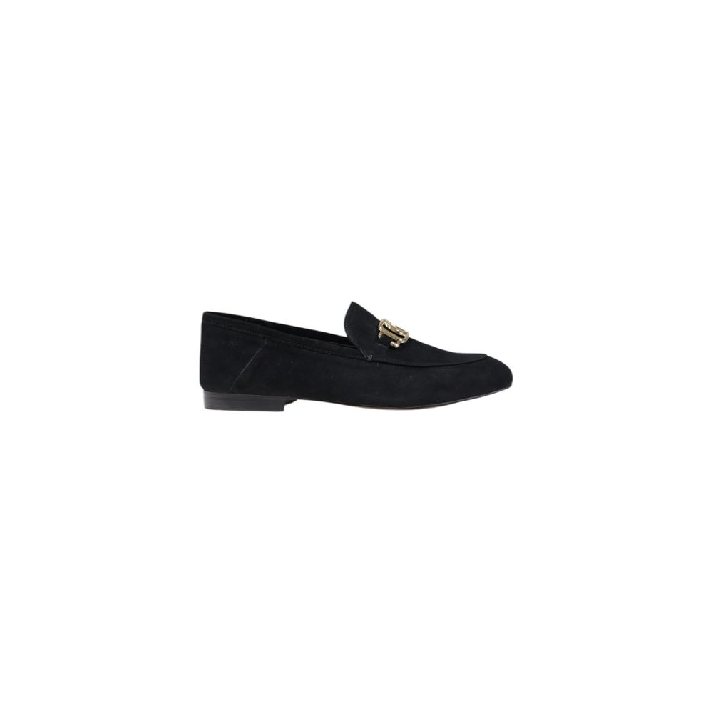 Guess Black Leather Platform Pumps - Front view