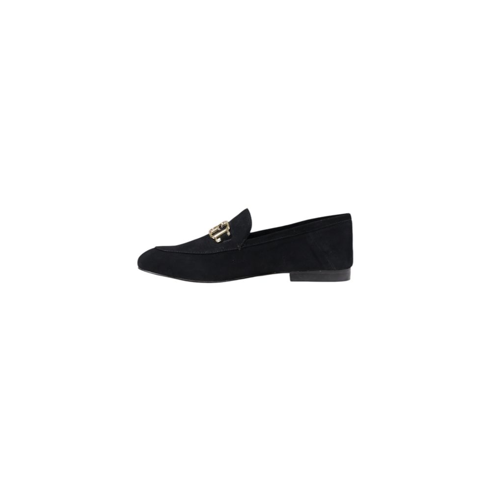 Guess Black Leather Platform Pumps - Side view