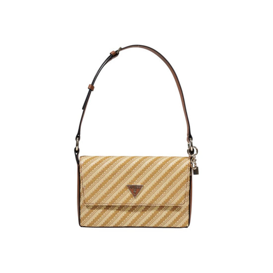 Guess Beige Polypropylene Handbag - Front view