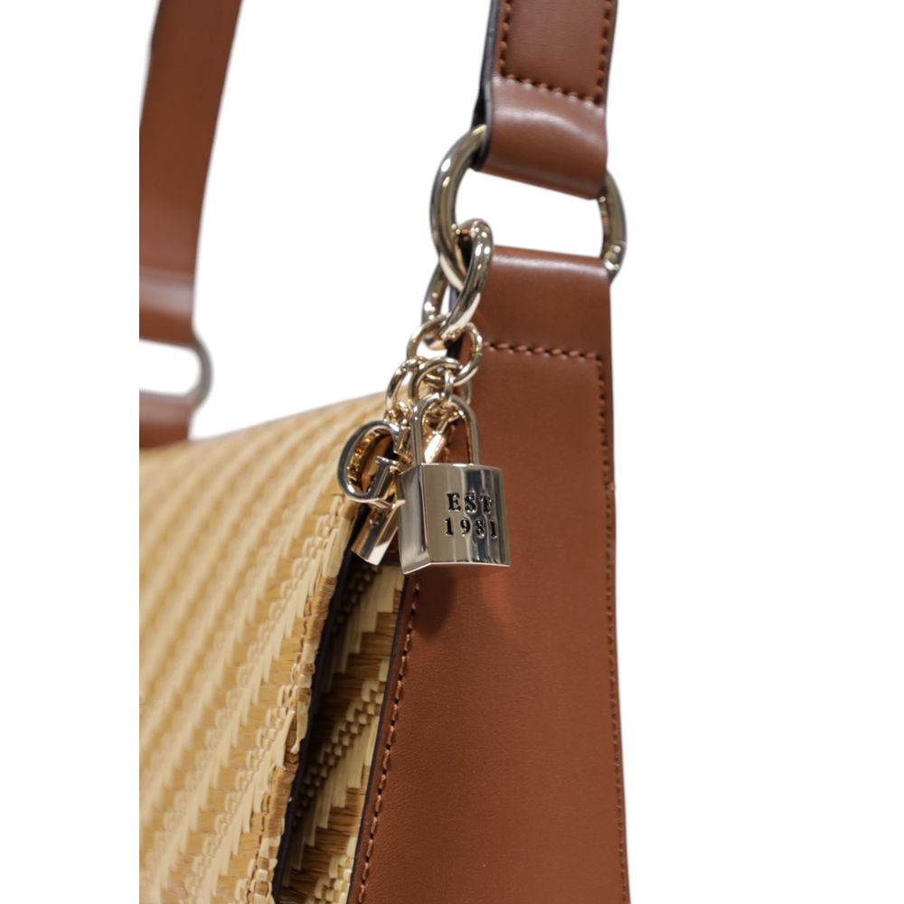 Guess Beige Polypropylene Handbag - Close-up view