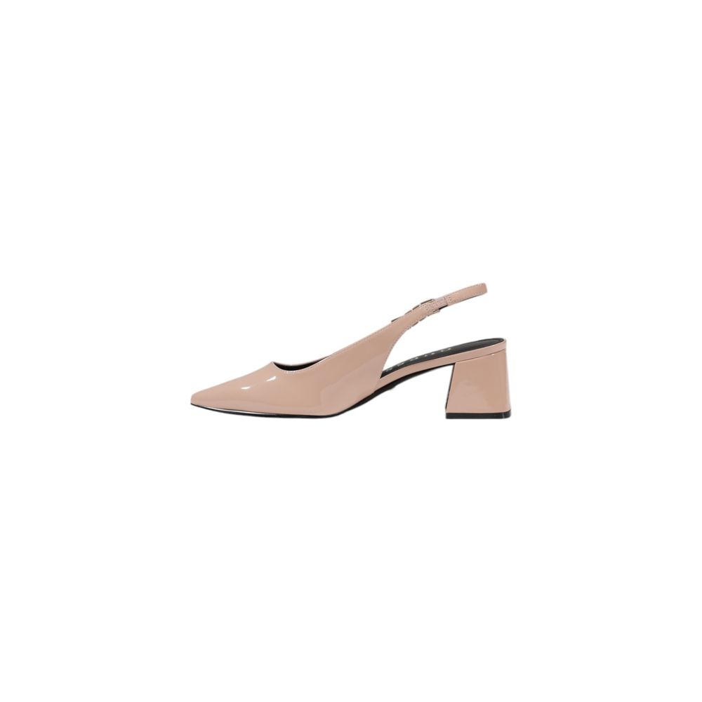 Guess Pink Polyethylene Platform Sandals - Back view