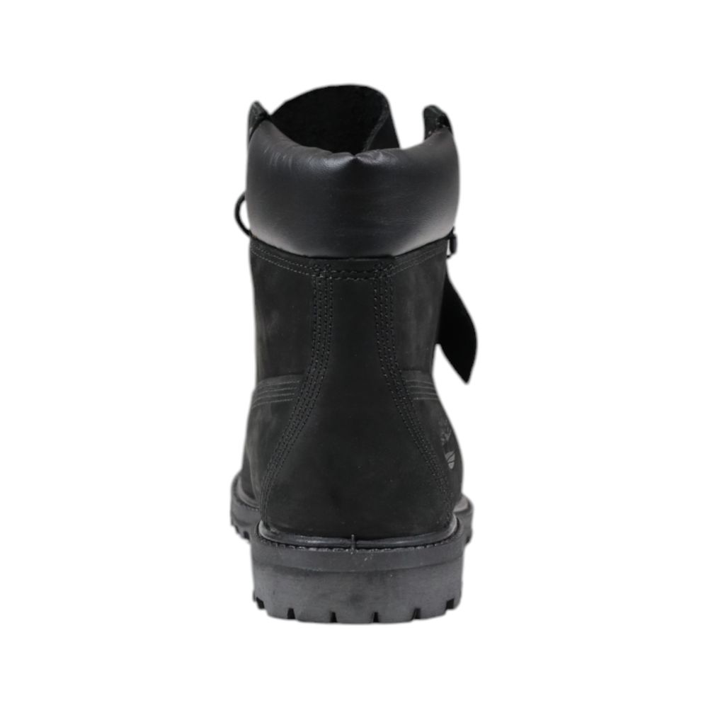 Timberland Black Leather Lace-Up Boots - Detail view