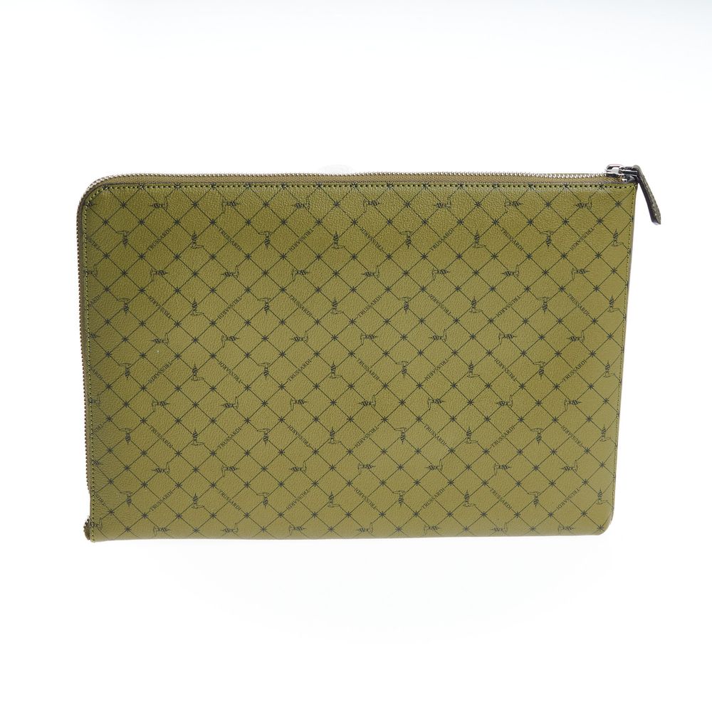 Trussardi Premium Leather Clutch - Detail view