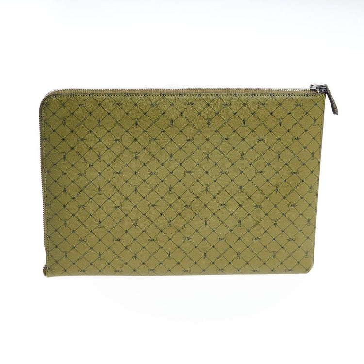 Trussardi Premium Leather Clutch - Detail view