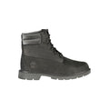 Timberland Black Leather Women Ankle Boot - Front view