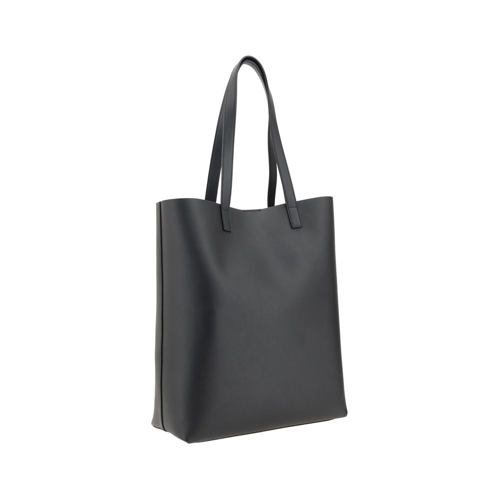 Saint Laurent Black Lamb Shoulder Bag - SS26 39.5×39.5cm - Back view