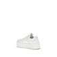 Prada White Calf Leather Platform Sneakers